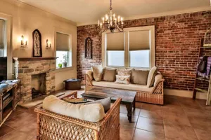 Image of The Teak Follow, beautiful brick enclosed space