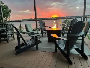Image of Lakefront BB Corner Condo.\nExpanded deck & panoramic views & 6 waterpark passes.