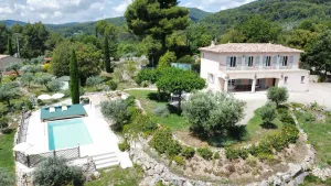 Image of Charming country house in Provence. Belvedere overlooking olive hill- Private pool
