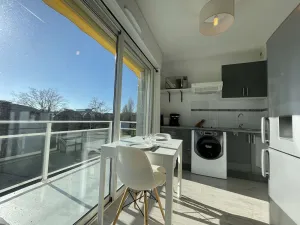 Image of Charming Duplex Studio with Mezzanine, Balcony & Close to Beach