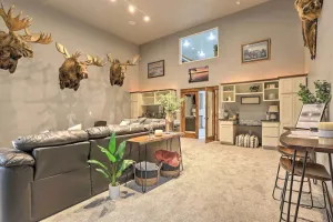 Image of Spacious lake front apartment with boat launch and private dock.