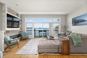 Image of The Eastside ~ Modern Coastal Getaway w\/ Pool, Private Beach, Sauna and Dock