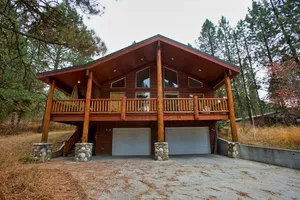 Image of Cascade Multi-Family Cabin - 1 Block to Lake Cascade and Golf Course - Game room - Wood stove
