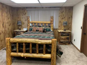 Image of The Eagle's Nest is an oilfield building converted into a beautiful house right on the river.