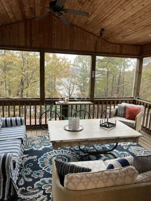 Image of 4-bedroom vacation home Lake Front with a Hot Tub Bunk House
