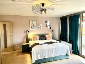 Image of Cozy Apartment, modern apartment with balcony