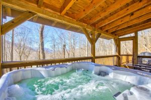 Image of Secluded home w\/wooded surroundings, grill, scenic deck, firepit & mountain view