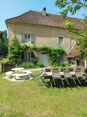 Image of House in a hamlet in the middle of the forest