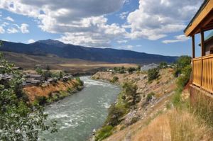 Image of Cozy Eagles Nest Cabin Above the River! 6 Blocks from Yellowstone Park