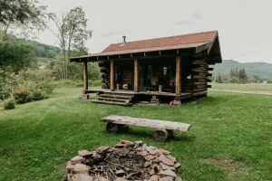 Image of Rustic Creekside Cabin