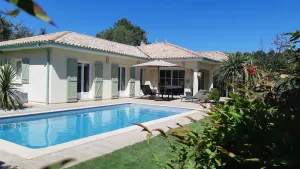Image of 4-bedroom family villa heated pool near ocean fenced garden
