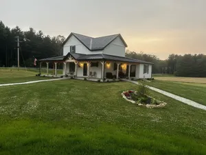 Image of Raylin Farmhouse Mohican Area Vacation Rental\n Pet-Friendly!