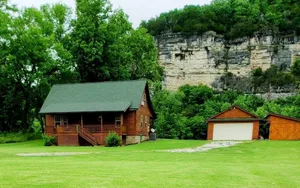 Image of Quiet rustic retreat on the White River across from Handford Bluff