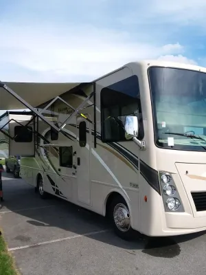 Image of Motor coach, at Hershey camping  resort.