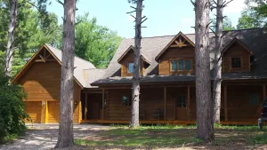 Image of LUXURY LOG HOME WITH YOUR PRIVATE DOCK ON THE CHAIN O LAKES