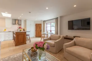 Image of Carmel-By-The-Sea~~   Corner of Mission & 7th. ~~    2 Bedroom Luxury Apartment