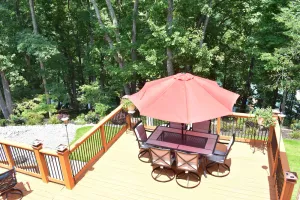 Image of Lakefront Home with a Single Slip Party Deck