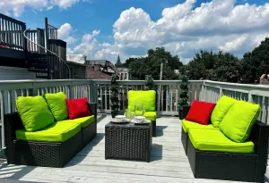 Image of Cheerful 2-bedroom row house with rooftop deck!