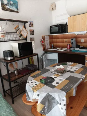 Image of Sunny studio with balcony, located downtown Meschers (17) and 800 m from the beach