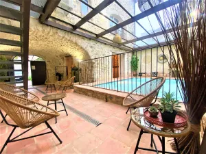 Image of Gîte 4* for 6p, 3ch, 100m2, HEATED SWIMMING POOL, PATIO
