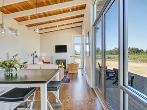 Image of Sonoma-Napa Wine Country retreat. Surrounded by vineyards, views, & privacy