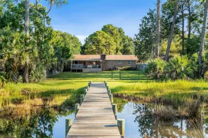 Image of Cozy Canal Front, Pet-Friendly Home w\/Private Dock