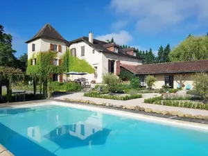 Image of French Manor House with pool and stunning views in Gascony