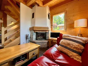Image of Chalet tradition 6 pers avec cheminée, balcon et parking à Samoëns - FR-1-624-124