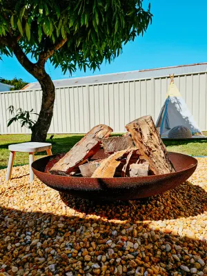 Image of 2-Min Walk to Beach Modern Firepit Yard Kids welcome
