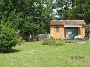 Image of The Ensoleillade Ecological small wooden chalet of 19m2 in garden with view.