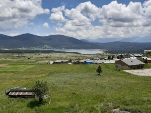 Image of Family apartment with lake and mountain views