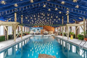 Image of Sunset Ridge cabin 21 miles from Chatt TN Indoor pool & hot tub