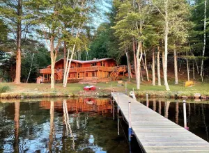 Image of Stunning, Cozy Lake House with 680 feet of shoreline