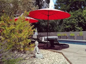 Image of Between Nimes and Montpellier, lodging air-conditioned 4 pers. with a pool