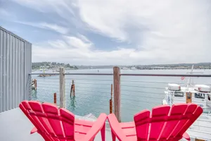 Image of Bayfront Studio Boasts Bay and Ocean View Spa Tub, Fireplace, and Private Deck!