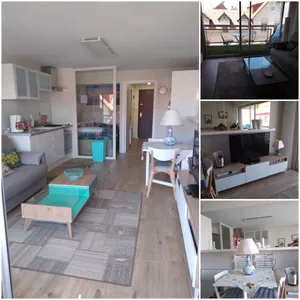 Image of Sunny, contemporary studio, double cabin, 4 beds, facing west.