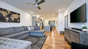 Image of Family Home Near Downtown + Airport. Includes Free Parking in Private Garage