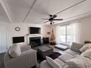 Image of Charming Lakehouse \/w boat dock and heated pool