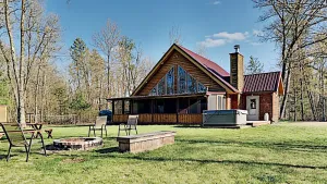 Image of Northwoods Getaway- Private swimming pond, hot tub, & 70 acres of woods