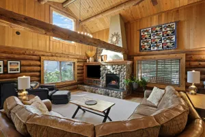 Image of Lodge Vibes in the City - Large Log Home