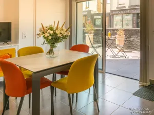 Image of Charming 1BR Apartment with Terrace and Parking Near Beach in LArmor-Plage