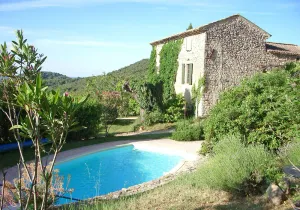 Image of Mas 17th  private swim pool UZES AVIGNON -  Vieux Murier