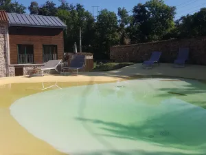 Image of Luxurious 6-Bedroom Cottage with Private Pool, Terrace & Riverside View in Croizet-sur-Gand