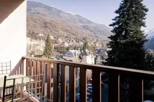 Image of 50m from resort center, 3rd floor, view mountain, tv, 26m², Brides Les Bains