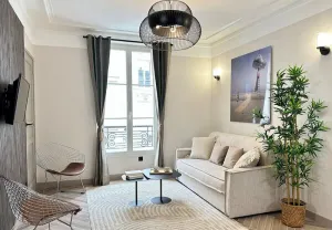 Image of Charming Apartment with Eiffel Tower View