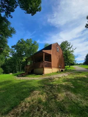 Image of Rustic Private Cabin on 30 acres w\/Loft\/Firepit\/Secluded\/Trails