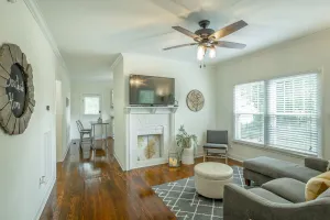 Image of 2 bedrooms, 1 bath, cozy kitchen, living room and game room\/ multipurpose room.