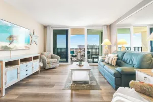 Image of Penthouse Cape Winds 509 - On the beach with ocean views!