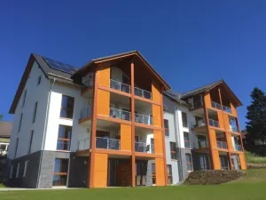Image of Beautifully furnished apartment with rustic details right on the ski slope