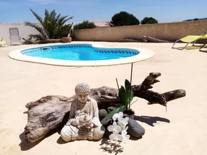 Image of air-conditioned villa private fenced pool private garden parking automated gate